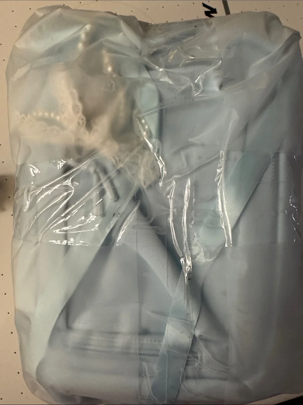Kids Light Blue Bow Backpack Set with Lunch Bag & Water Bottle